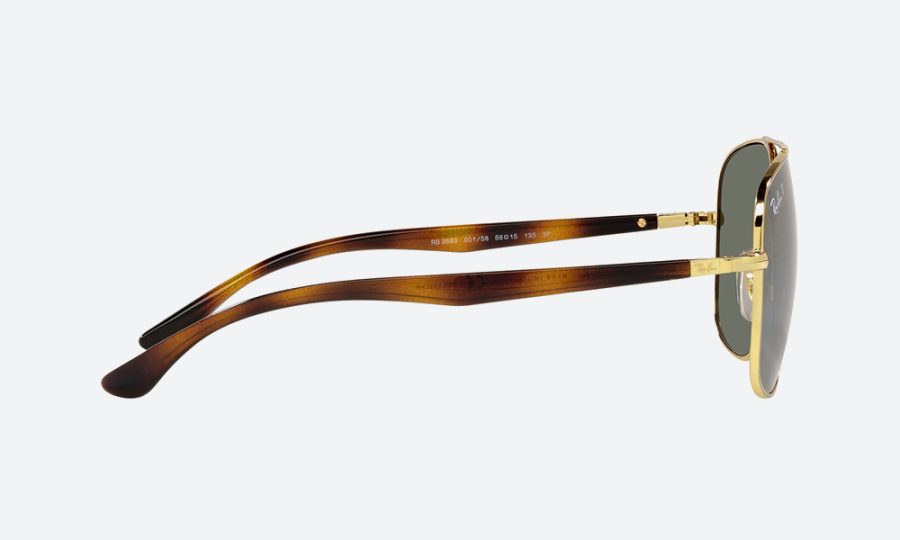 RayBan RB3683 001/58 Gold - Image 3